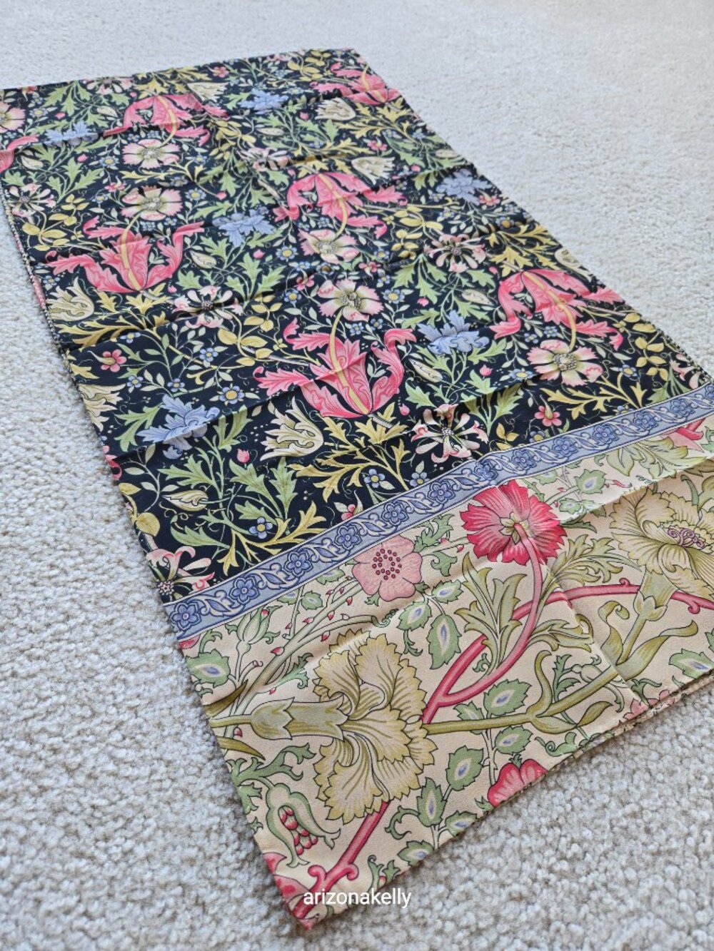 NWT The Met Silk Oblong Scarf William Morris - Picture 10 of 16